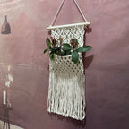 Decorative Macrame Wall Art Off White | High & Bury