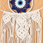 Decorative Macrame Wall Art White Black | High & Bury