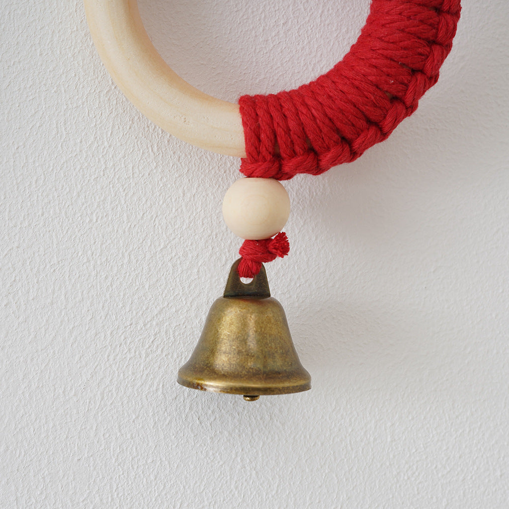 Decorative Macrame Wall Art with Bell | High & Bury