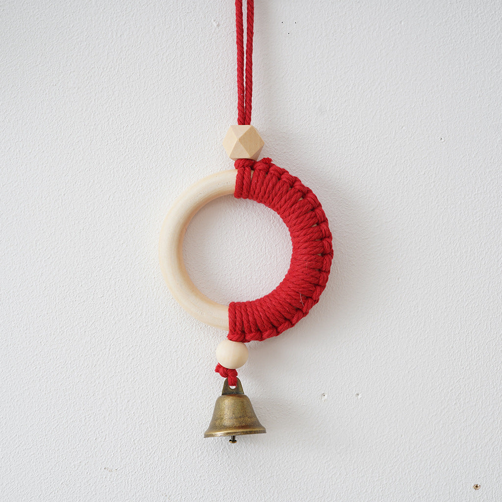 Decorative Macrame Wall Art with Bell | High & Bury
