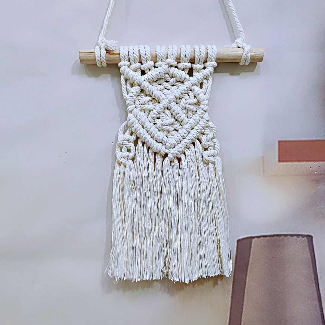 Decorative Macrame Wall Hanging 20 23Cm | High & Bury