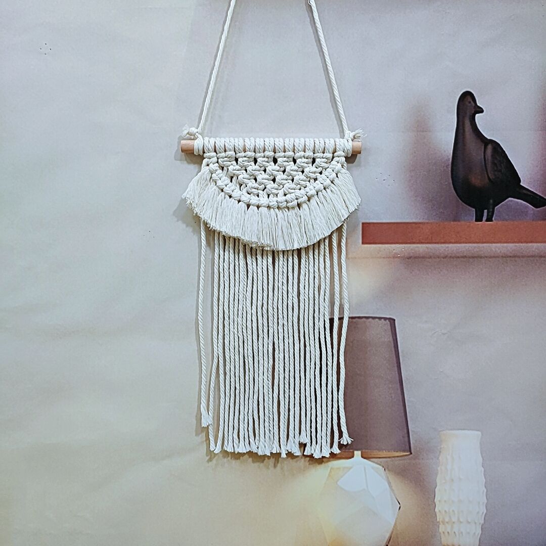 Decorative Macrame Wall Hanging 20 35Cm | High & Bury