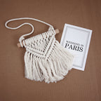 Decorative Macrame Wall Hanging Art 6 × 7 Inch | High & Bury