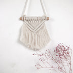 Decorative Macrame Wall Hanging Art 6 × 7 Inch | High & Bury