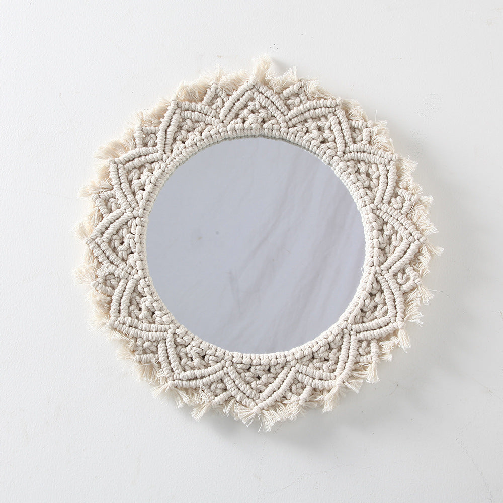 Decorative Macrame Wall Hanging J No Mirror | High & Bury