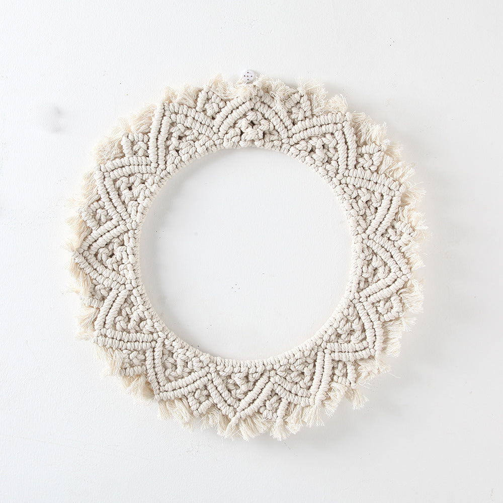 Decorative Macrame Wall Hanging J No Mirror | High & Bury