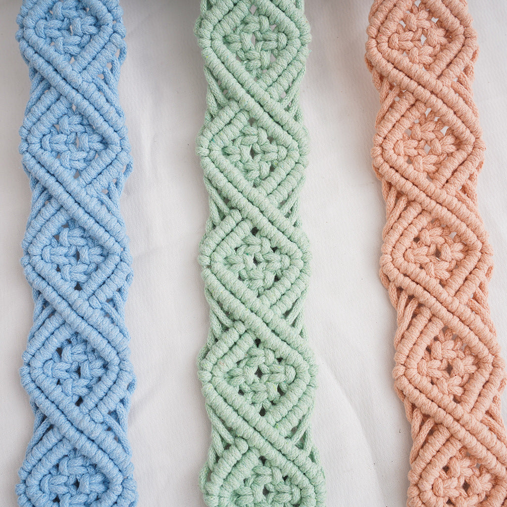 Decorative Macrame Wall Hanging Key Holder | High & Bury