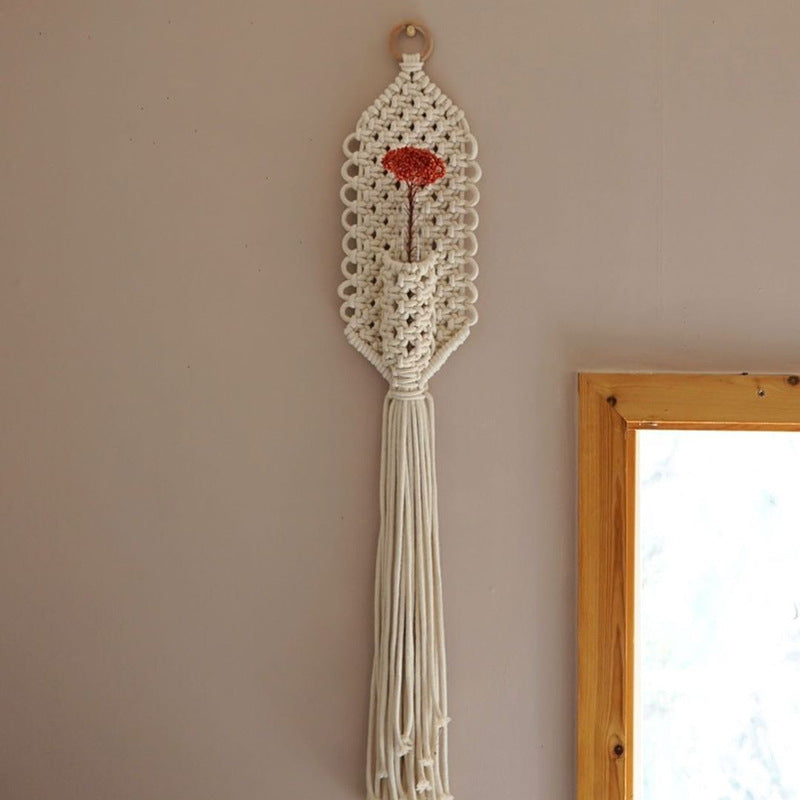Decorative Macrame Wall Hanging Organizer | High & Bury