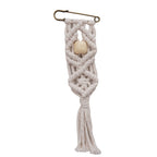 Decorative Macrame Wall Hanging Organizer Storage Containers | High & Bury