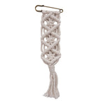 Decorative Macrame Wall Hanging Organizer Storage Containers | High & Bury