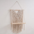 Decorative Macrame Wall Hanging Shelf Shelving | High & Bury