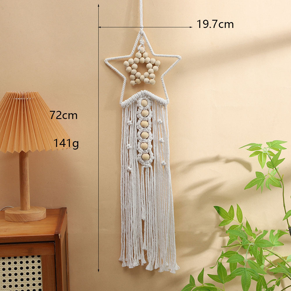 Decorative Macrame Wall Hanging Star | High & Bury