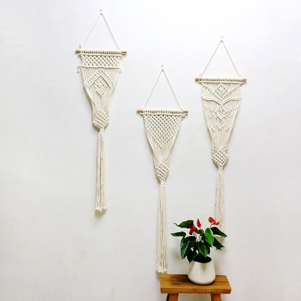Decorative Macrame Wall Hanging with Artistic Design | High & Bury