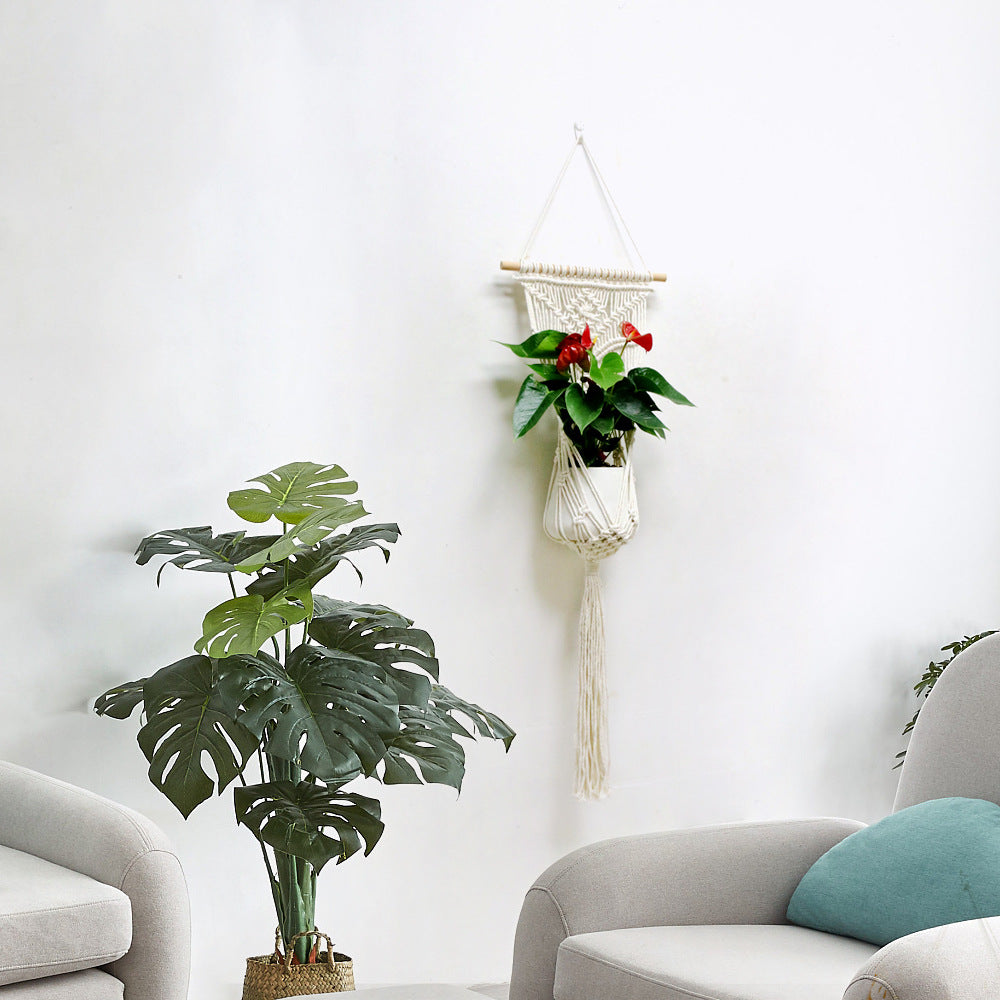 Decorative Macrame Wall Hanging with Artistic Design | High & Bury