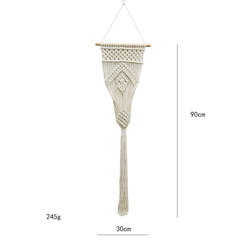 Decorative Macrame Wall Hanging with Artistic Design | High & Bury