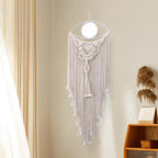Decorative Macrame Wall Hanging with Boho Design | High & Bury