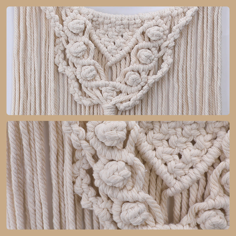 Decorative Macrame Wall Hanging with Boho Design | High & Bury
