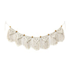 Decorative Macrame Wall Hanging with Ornate Fringes | High & Bury