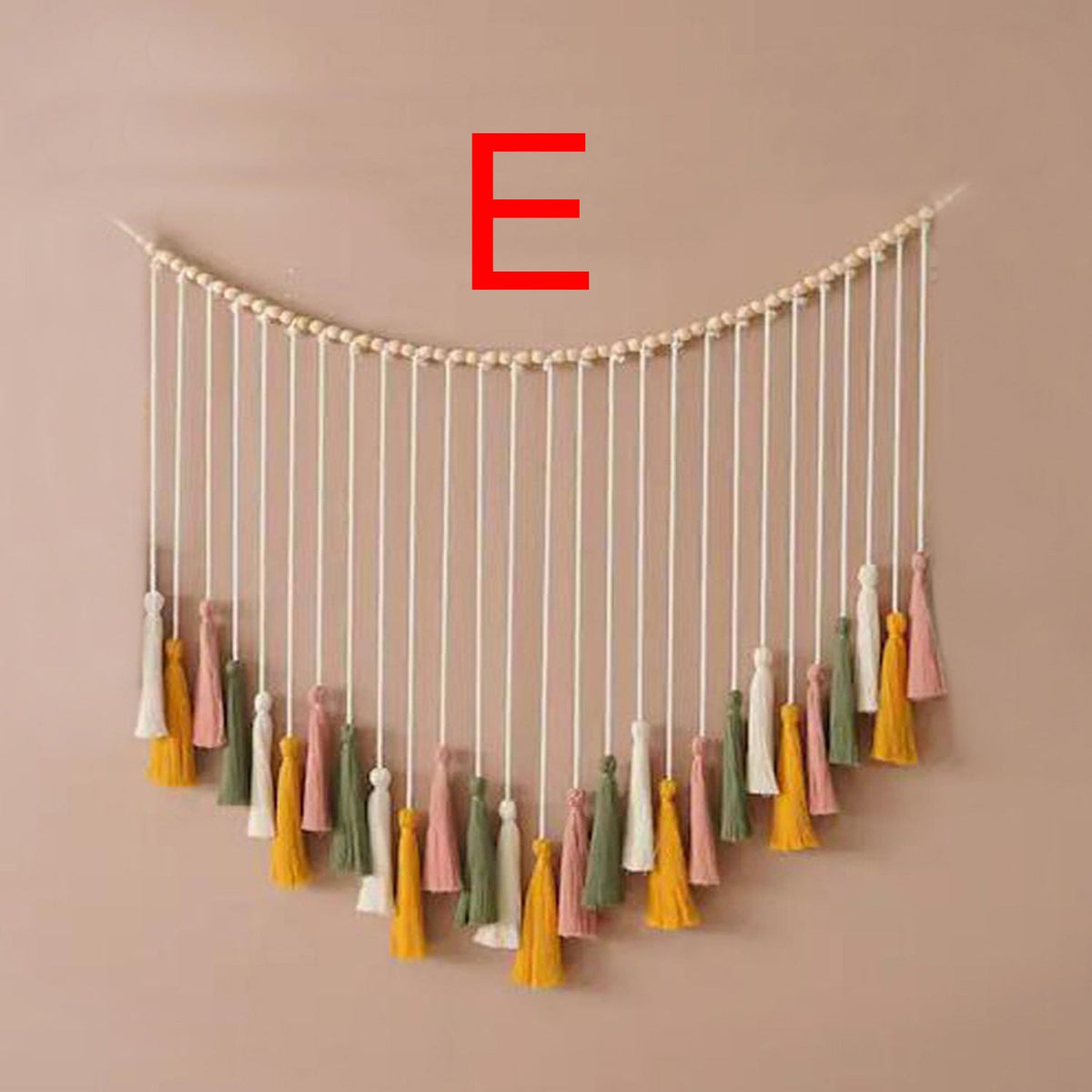 Decorative Macrame Wall Hanging with Tassels | High & Bury