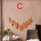 Decorative Macrame Wall Hanging with Tassels | High & Bury