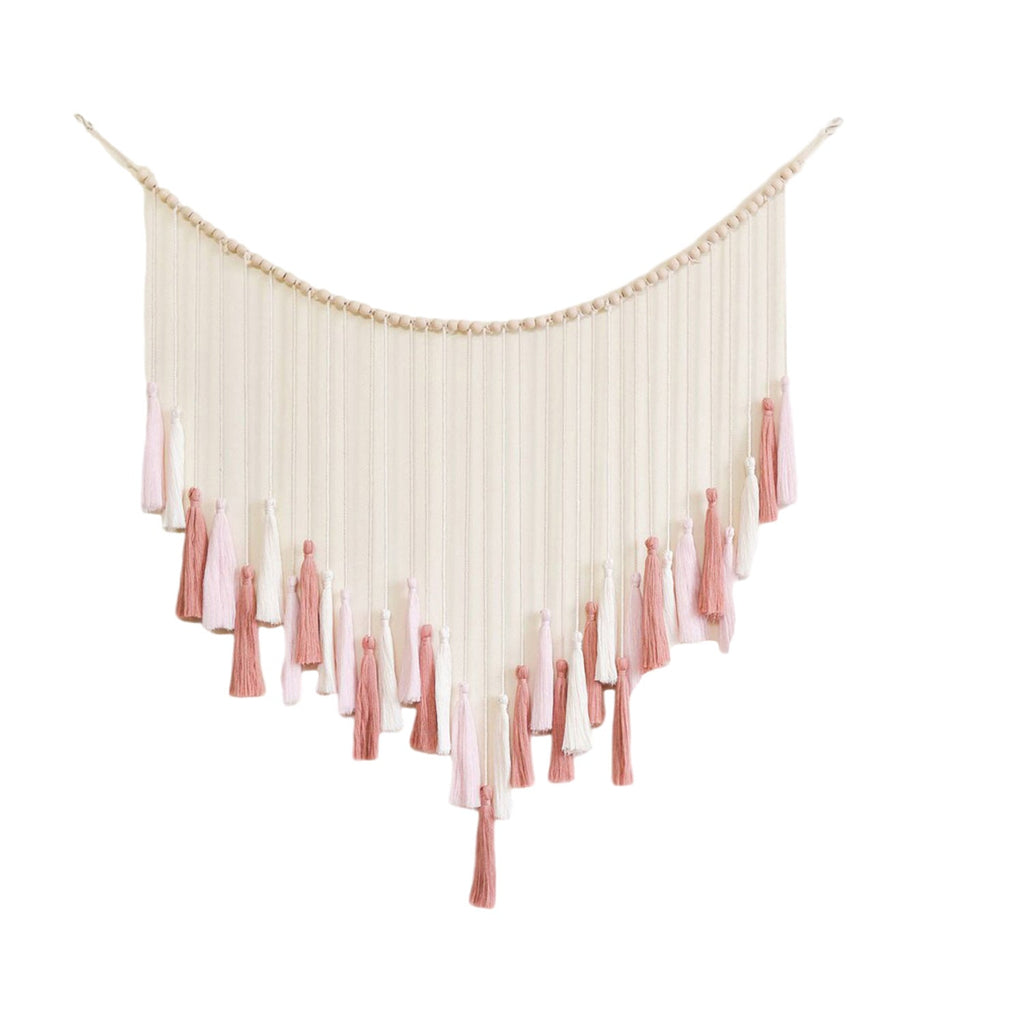 Decorative Macrame Wall Hanging with Tassels | High & Bury