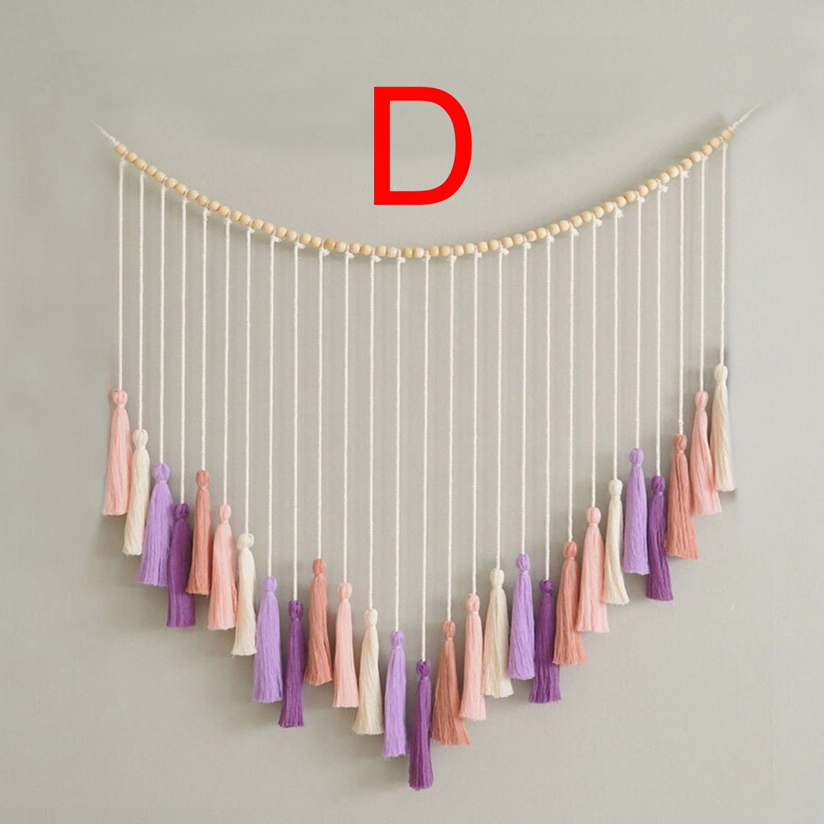 Decorative Macrame Wall Hanging with Tassels | High & Bury