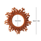 Decorative Macrame Wall Mirror | High & Bury