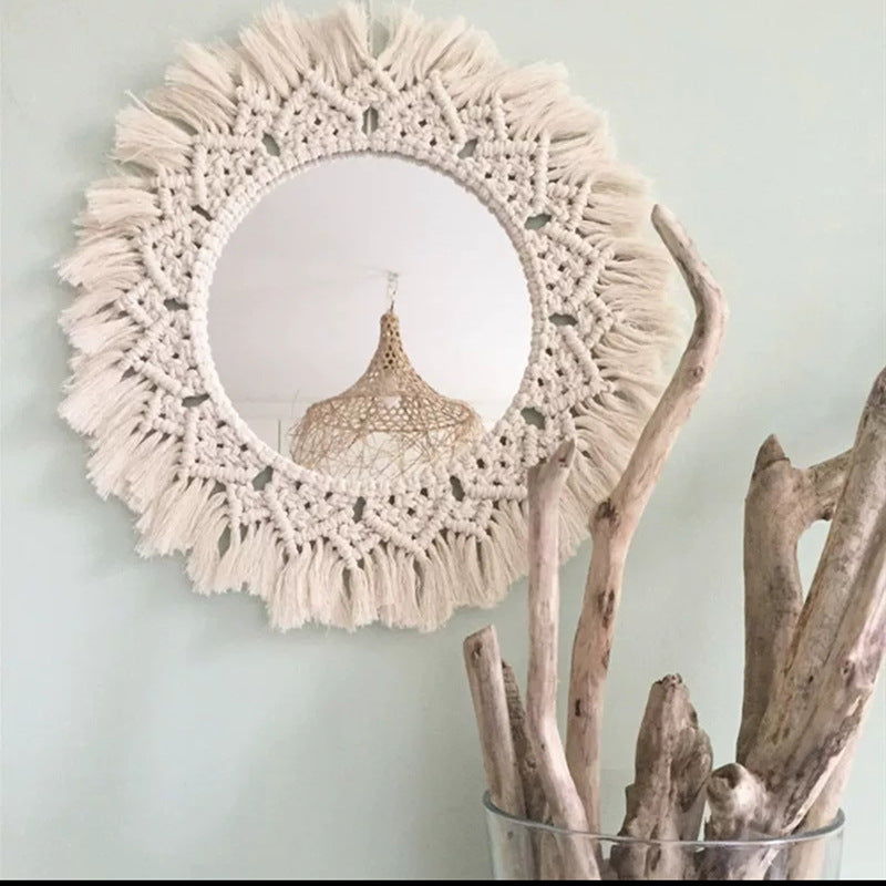 Decorative Macrame Wall Mirror Model Vrwc | High & Bury