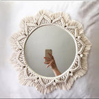 Decorative Macrame Wall Mirror Model Vrwc | High & Bury
