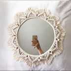 Decorative Macrame Wall Mirror Model Vrwc | High & Bury