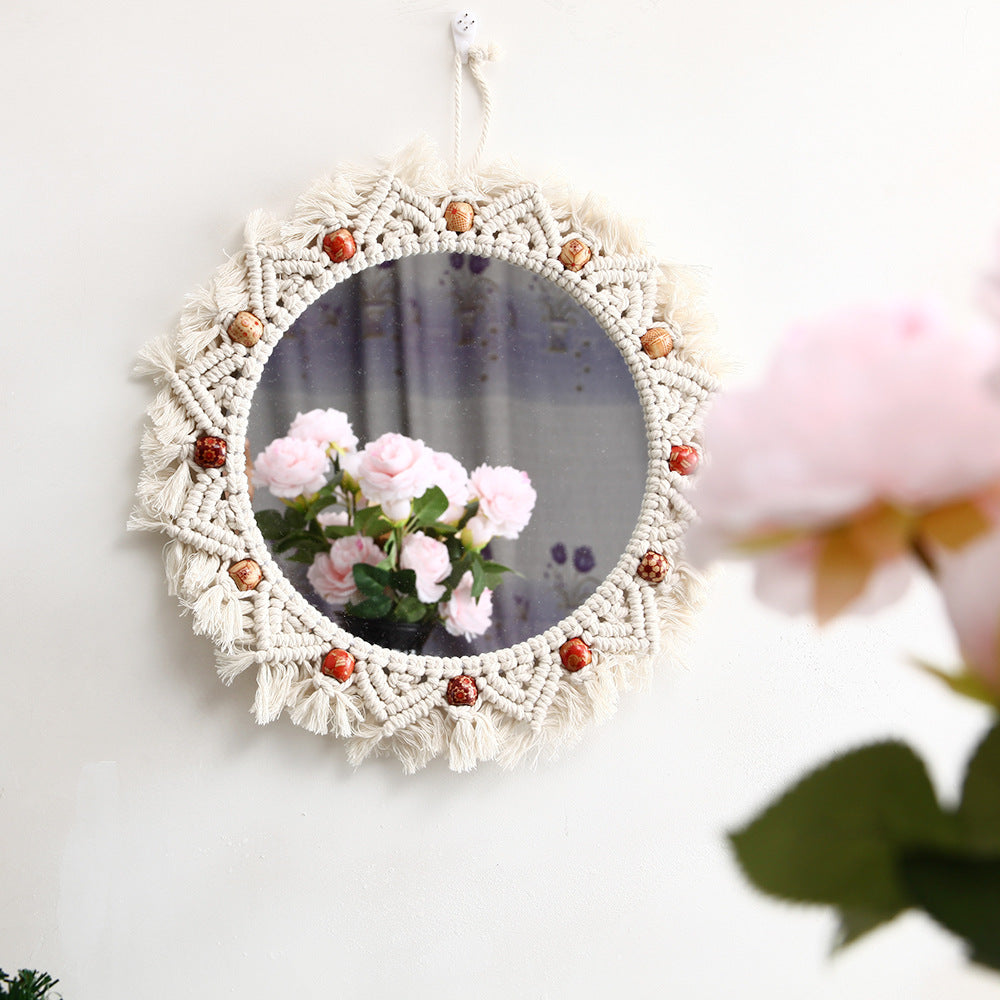 Decorative Macrame Wall Mirror Model Vrwc | High & Bury