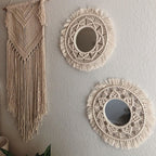 Decorative Macrame Wall Mirror Model Vrwc | High & Bury