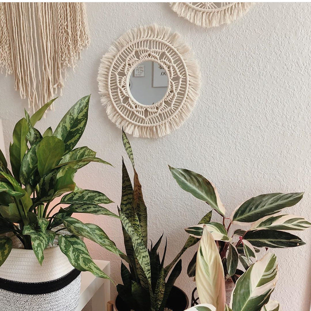 Decorative Macrame Wall Mirror Model Vrwc | High & Bury