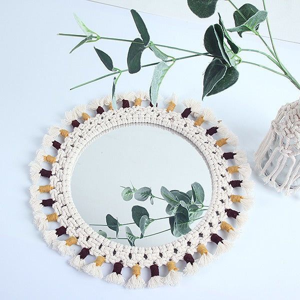 Decorative Macrame Wall Mirror Model Vrwc | High & Bury