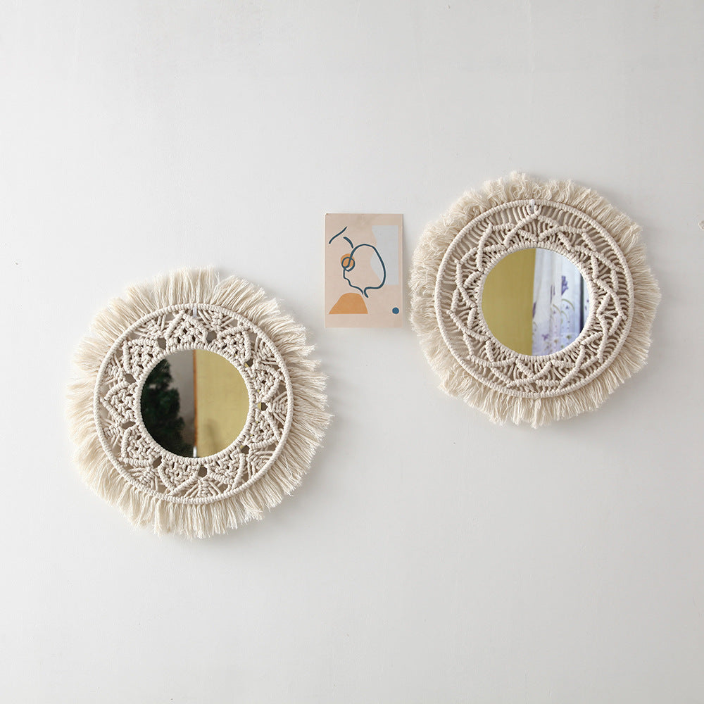Decorative Macrame Wall Mirror Model Vrwc | High & Bury