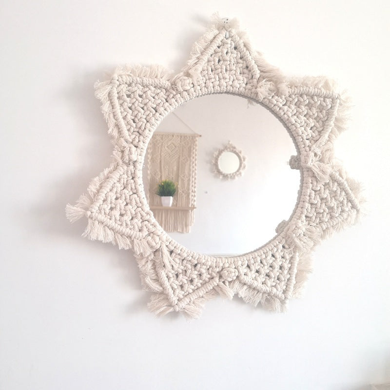 Decorative Macrame Wall Mirror Model Vrwc | High & Bury