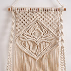 Decorative Macrame Wall Shelf 13 × 20 Inch | High & Bury