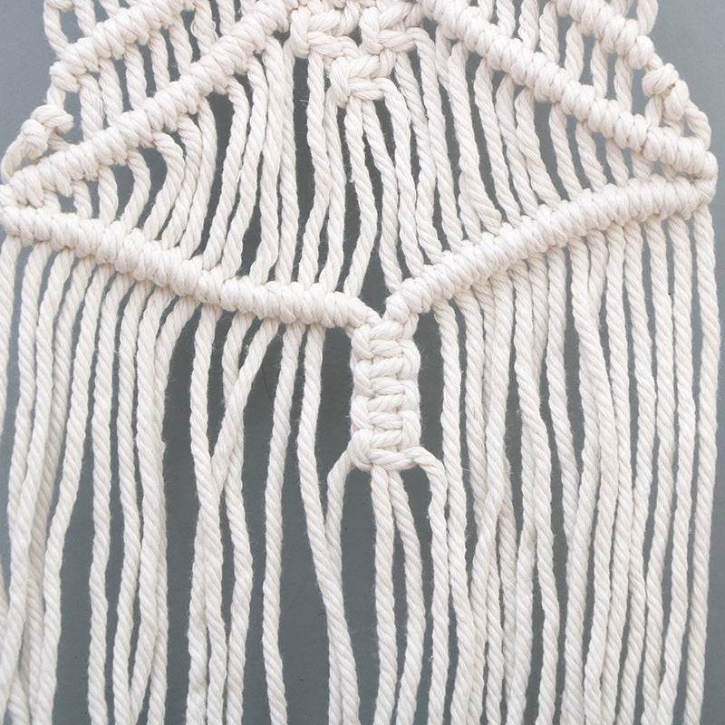 Decorative Macrame Wall Tapestry 20 × 7 Inch | High & Bury