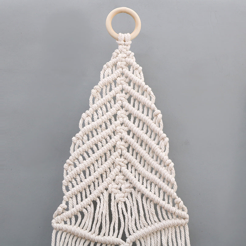 Decorative Macrame Wall Tapestry 20 × 7 Inch | High & Bury