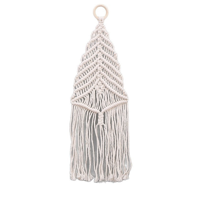 Decorative Macrame Wall Tapestry 20 × 7 Inch | High & Bury