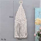 Decorative Macrame Wall Tapestry 20 × 7 Inch | High & Bury