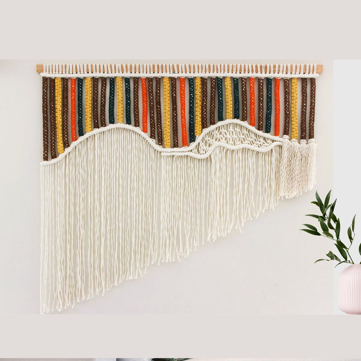 Decorative Macrame Wall Tapestry | High & Bury