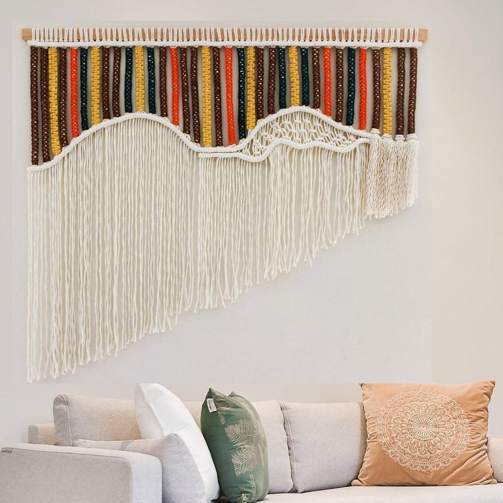 Decorative Macrame Wall Tapestry | High & Bury