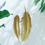 Decorative Metal Feather Wall Art | High & Bury