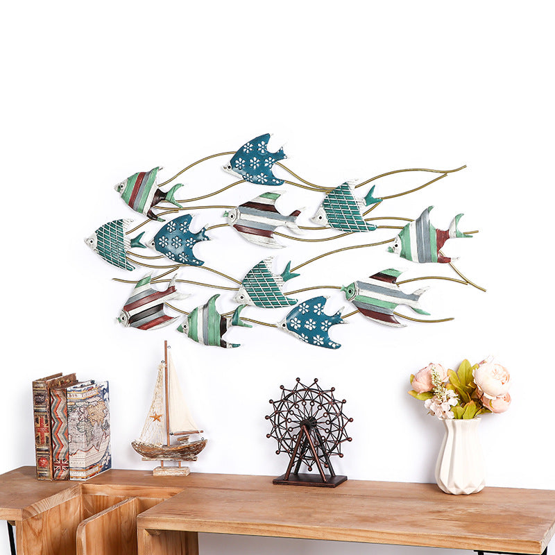 Decorative Metal Fish Wall Art | High & Bury