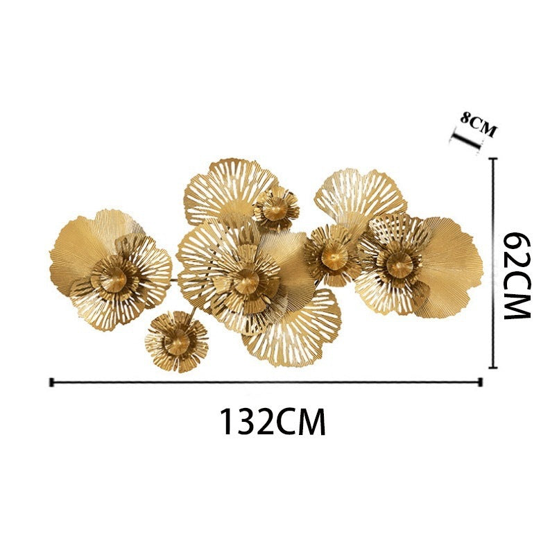 Decorative Metal Floral Wall Art | High & Bury