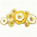 Decorative Metal Floral Wall Art Sculpture | High & Bury