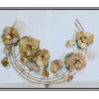 Decorative Metal Floral Wall Sculpture | High & Bury