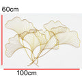 Decorative Metal Ginkgo Leaf Wall Art | High & Bury
