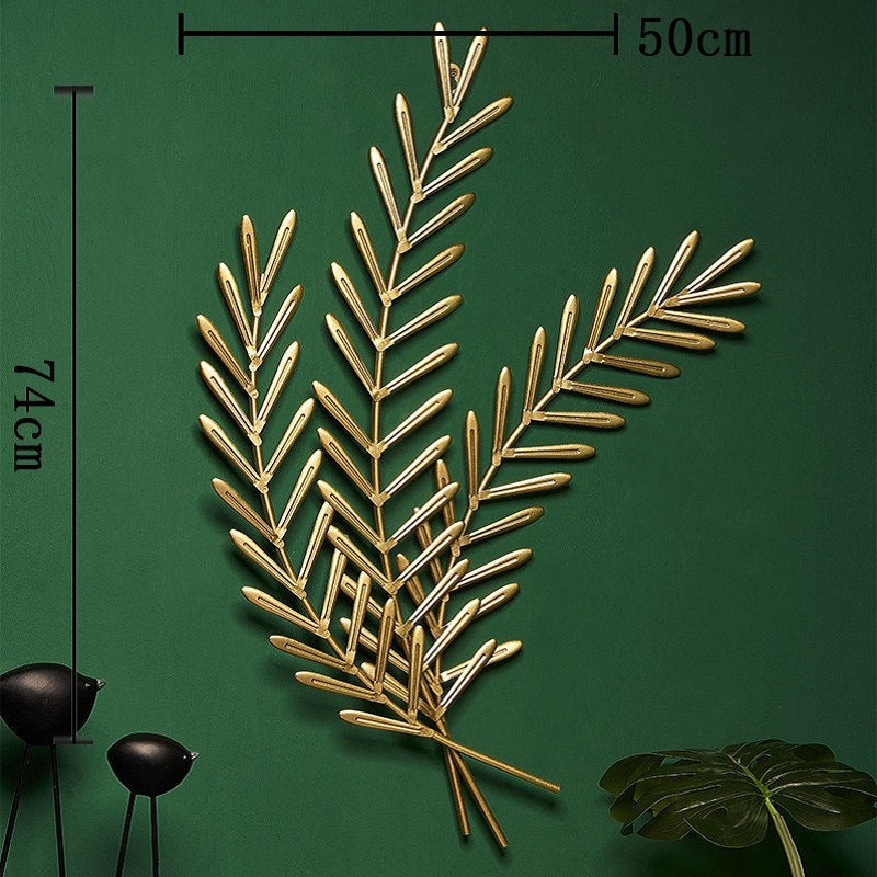 Decorative Metal Leaf Wall Art | High & Bury